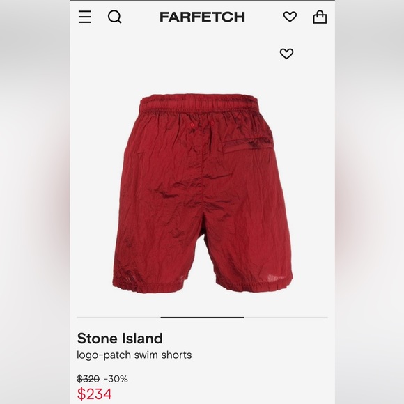 STONE ISLAND SWIM SHORTS - Picture 2 of 3